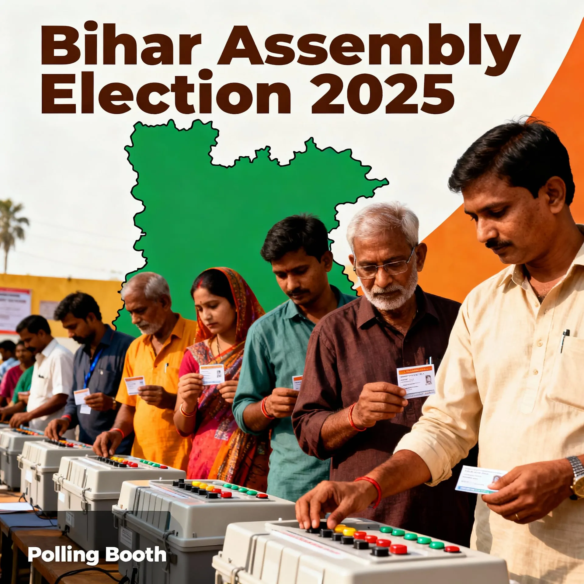 “बिहार विधानसभा चुनाव 2025 वोटिंग तारीख सीटवार लिस्ट: दो चरणों में होगा