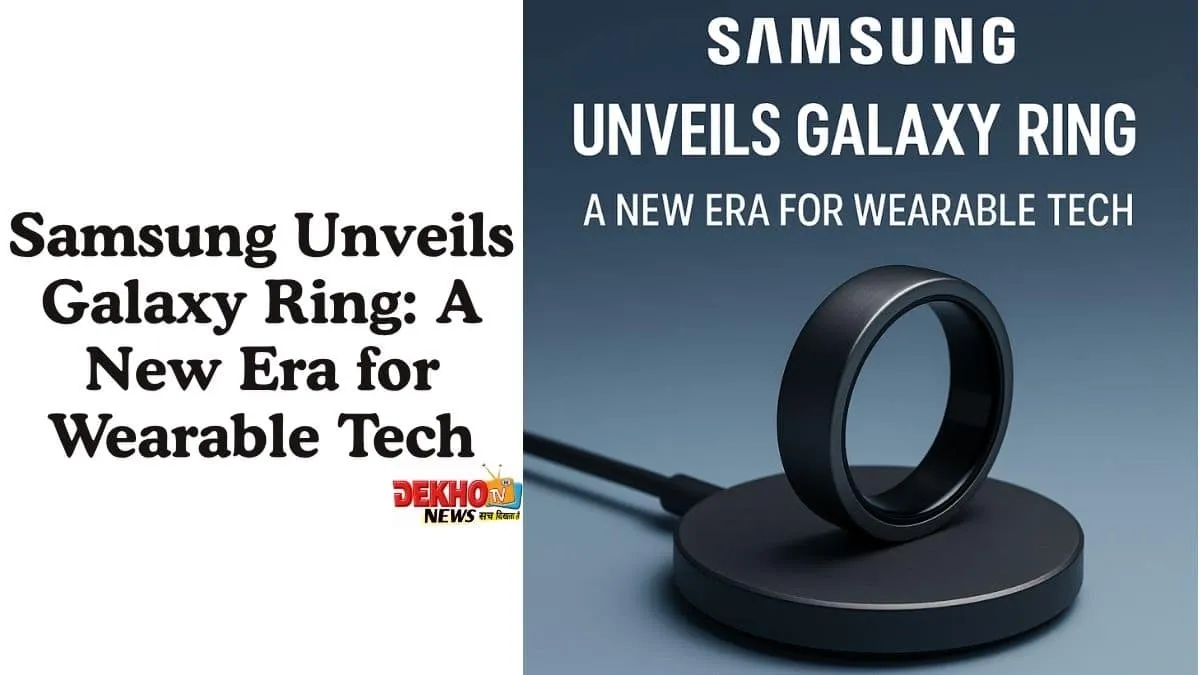Samsung Unveils Galaxy Ring: A New Era for Wearable Tech