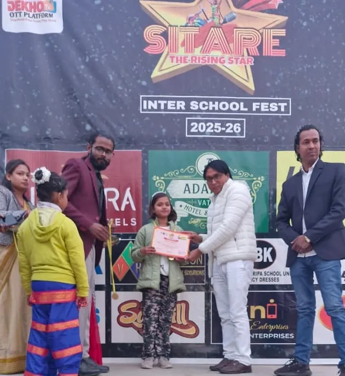 सितारे द राइजिंग स्टार इंटर स्कूल फेस्ट का भव्य आयोजन