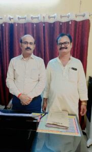 Praveen Malviya addressing media during Chandauli event as District Information Officer in 2025