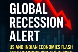 In 2025, economists warn of a possible global recession as the US and Indian economies show signs of slowdown. Interest rate hikes, falling exports, and weak job markets raise fresh alarms. Global Recession Alert: US and Indian Economies Flash Early Warning Signals in 2025 New Delhi / Washington D.C., June 28, 2025 – The global economy may be heading toward another downturn. Recent data from the Federal Reserve, Reserve Bank of India (RBI), and international economic reports suggest a synchronized slowdown in the world’s two largest democratic economies — the United States and India.