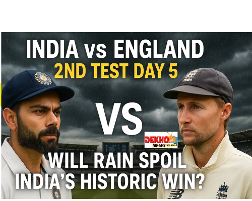 India vs England 2nd Test Day 5: Will Rain Spoil India’s Historic Win?
